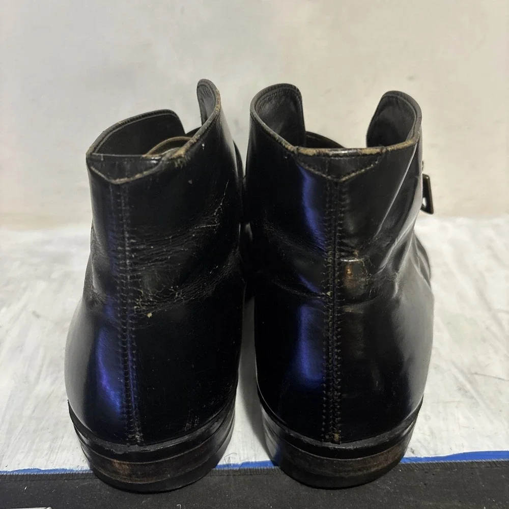 Boot And Shoe Union Classic Safety Boot Buckle Black 9 1/2E Work Boots